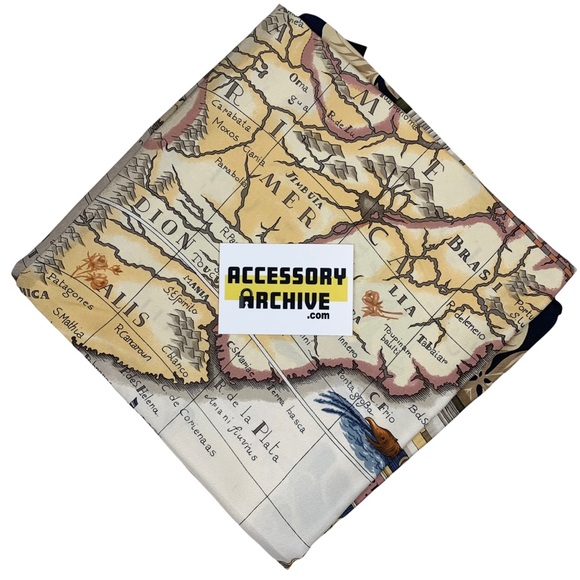 DIOR Rare Americas Map Scarf - Picture 10 of 10